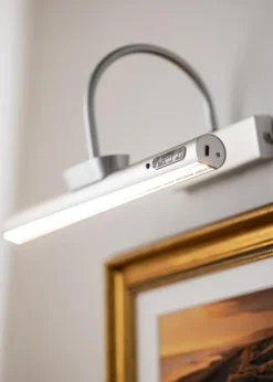 KAILA Spark Batteridrevet Billedbelysning 35 cm - Sølv