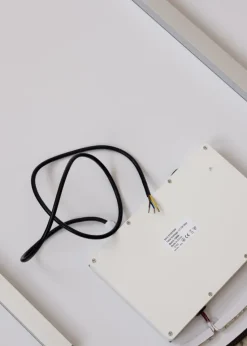 KAILA Spejl Circle LED Sort 80 cm Ø