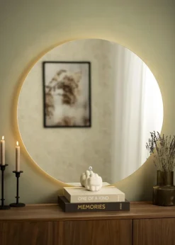 KAILA Spejl LED 90 cm Ø