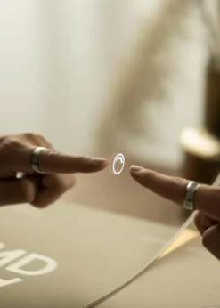 KAILA Spejl LED 90 cm Ø