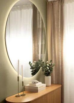 KAILA Spejl LED 140 cm Ø