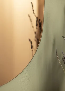 KAILA Spejl Oval Rose Gold 35x70 cm