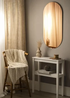 KAILA Spejl Oval Rose Gold 50x100 cm