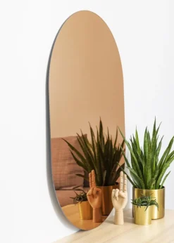 KAILA Spejl Oval Rose Gold 70x100 cm