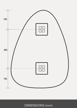KAILA Spejl Shape I 30x40 cm
