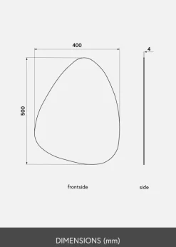 KAILA Spejl Shape I 40x50 cm