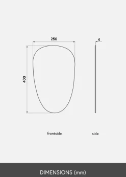 KAILA Spejl Shape II 25x40 cm
