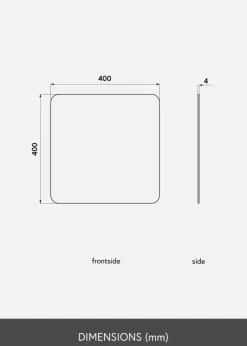KAILA Spejl Square 40x40 cm