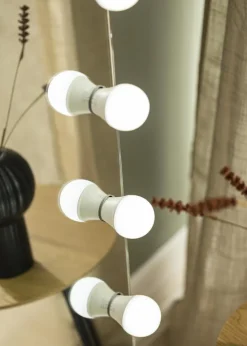 KAILA Spejl Tall LED Sort 55x165 cm