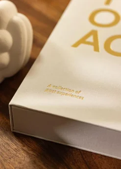 KAILA THROWBACK Cream - Coffee Table Photo Album (60 Sorte Sider / 30 Blade)