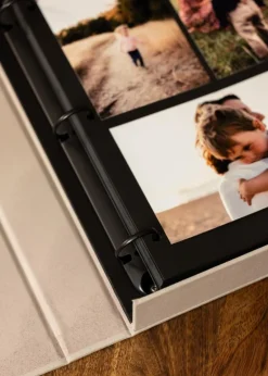 KAILA THROWBACK Dark Greige - Coffee Table Photo Album (60 Sorte Sider)