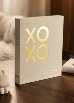 KAILA XOXO Creme - Coffee Table Photo Album (60 Sorte Sider / 30 Blade)