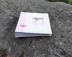 Kara Album Rosa - 24x24 cm (40 Hvide sider / 20 blade)