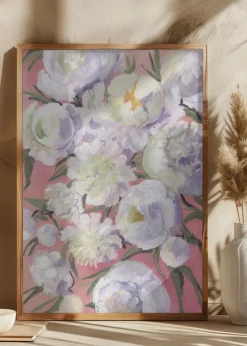 Kinsly painterly bouquet Plakat (21x29.7 cm (A4))