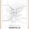 Kort - Norrtälje - Hvid Plakat (21x29.7 cm (A4))
