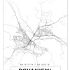 Kort - Rovaniemi - Hvid Plakat (21x29.7 cm (A4))