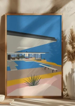 La Stahl House Plakat (21x29.7 cm (A4))