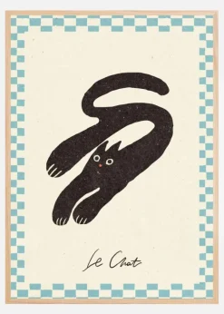 Le Chat Plakat (21x29.7 cm (A4))