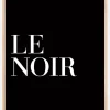 Le Noir Plakat (21x29.7 cm (A4))