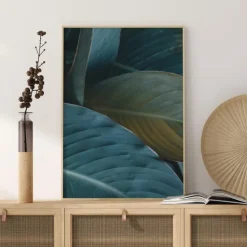 Leaf Close-Up Plakat (21x29.7 cm (A4))