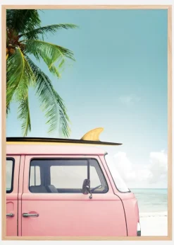 Leisure Trip - Pink Plakat (21x29.7 cm (A4))