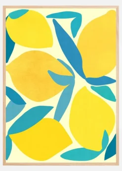 Lemon Shapes Plakat (21x29.7 cm (A4))