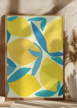 Lemon Shapes Plakat (21x29.7 cm (A4))