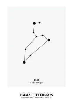 Leo - stjernetegn (21x29,7 cm (A4))
