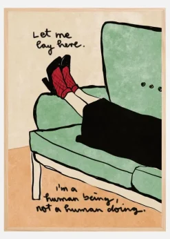 Let me lay here Plakat (21x29.7 cm (A4))