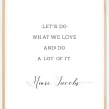 Let's do what we love and do a lot of it Plakat (21x29.7 cm (A4))