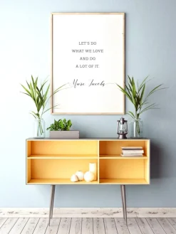 Let's do what we love and do a lot of it Plakat (21x29.7 cm (A4))