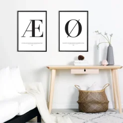 Letter Ø Norway Plakat (21x29.7 cm (A4))