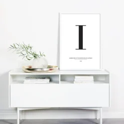 Letter I Plakat (21x29.7 cm (A4))
