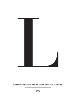 Letter L Plakat (21x29.7 cm (A4))