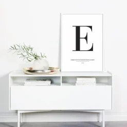 Letter O Plakat (21x29.7 cm (A4))