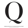 Letter Q Plakat (21x29.7 cm (A4))