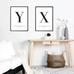 Letter X Plakat (21x29.7 cm (A4))