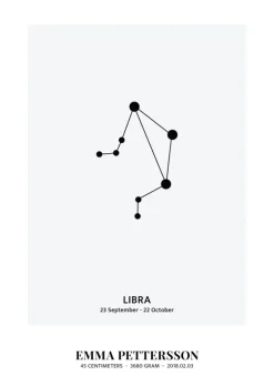 Libra - stjernetegn (21x29,7 cm (A4))