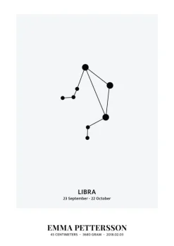 Libra - stjernetegn (21x29,7 cm (A4))