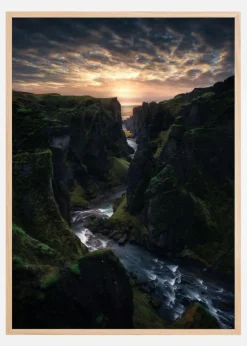 Light Canyon. Plakat (21x29.7 cm (A4))