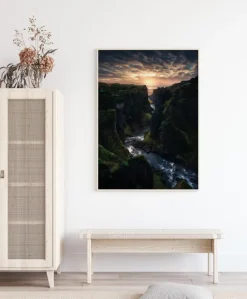 Light Canyon. Plakat (21x29.7 cm (A4))