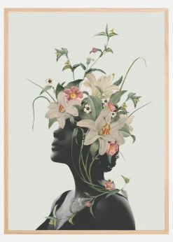 Lily flower Plakat (21x29.7 cm (A4))