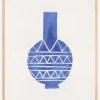 Linocut Vase #8 Plakat (21x29.7 cm (A4))