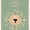 Lion nursery Plakat (21x29.7 cm (A4))
