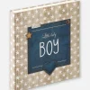 Little Babyalbum Boy Blå - 28x30,5 cm (50 Hvide sider / 25 blade)