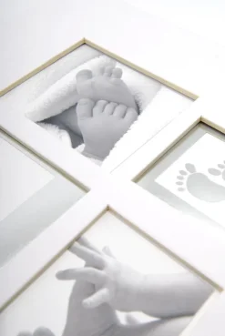 Little Foot Album grå-hvid - 28x30,5 cm (60 Hvide sider / 30 blade)