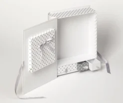 Little Foot Babybox GråHvid