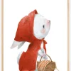 Little Red Riding Rabbit Plakat (21x29.7 cm (A4))