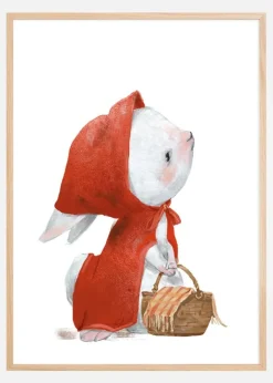 Little Red Riding Rabbit Plakat (21x29.7 cm (A4))
