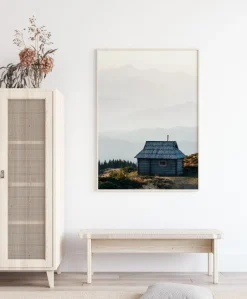 Lonely Cabin Plakat (21x29.7 cm (A4))
